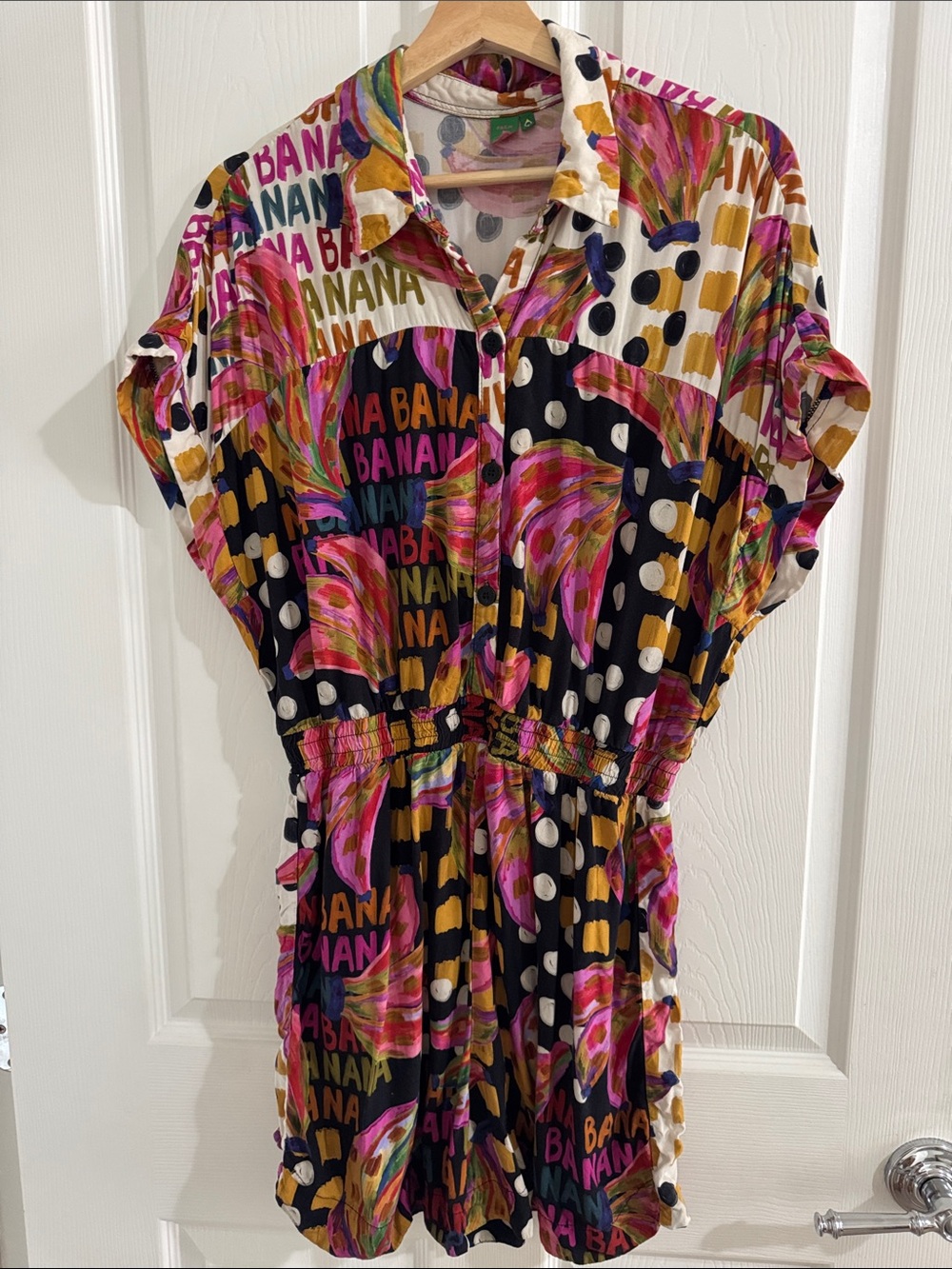 FARM Rio Colorful Printed Romper Jumpsuit Size XL